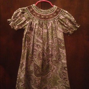 NWOT 2T Pink Paisley Smocked Dress!!!! Gorgeous